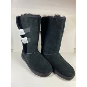 UGG Aletheia Tall Black Boots 9W NWT